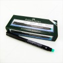 Faber-Castell ปากกาเขียนแผ่นใส ลบไม่ได้ M (1.0) <1/10> สีดำ